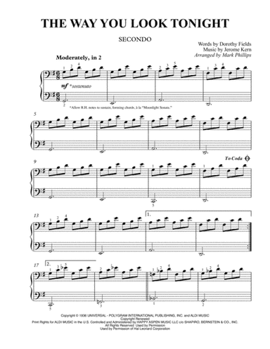 The Way You Look Tonight (arr. Mark Phillips)