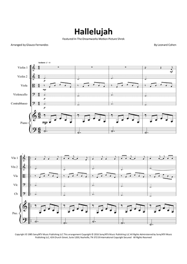 Hallelujah (arr. Glauco Fernandes)