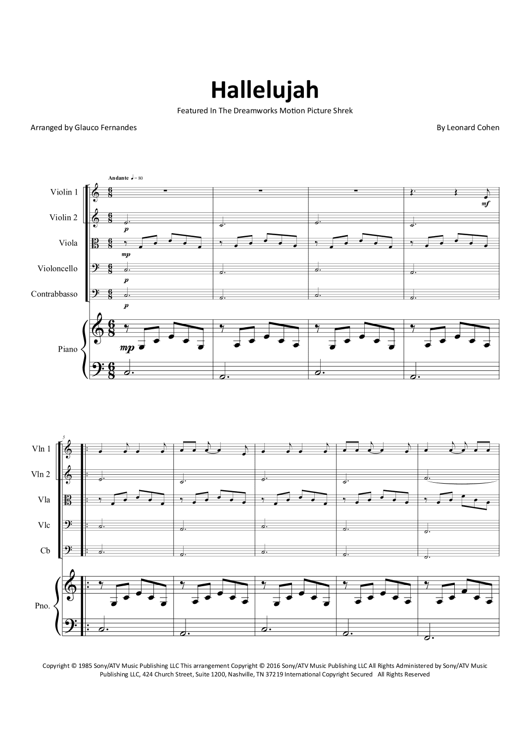 Hallelujah (arr. Glauco Fernandes)
