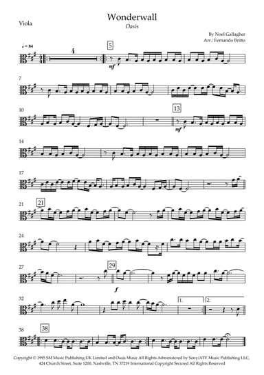 Wonderwall (arr. Fernando Britto)