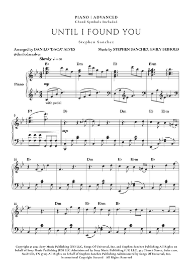 Until I Found You (arr. Danilo "Daca" Alves)