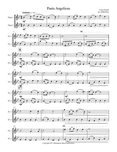 Panis Angelicus (arr. Judith Katz)
