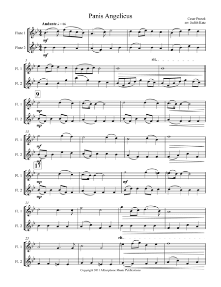 Panis Angelicus (arr. Judith Katz)