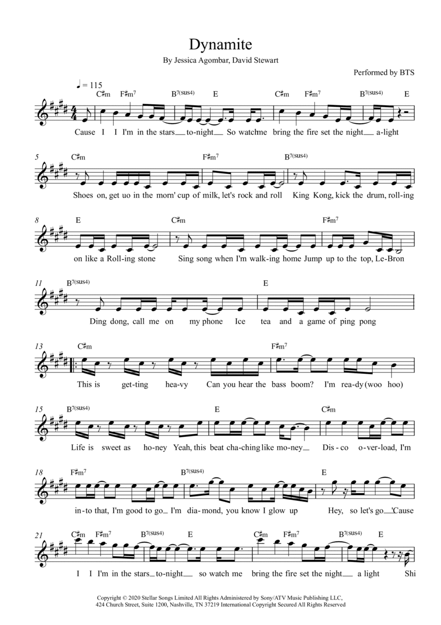 Dynamite (arr. Arr. Ed.CAL)