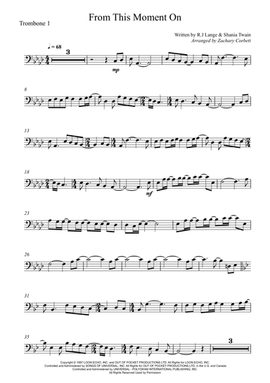 From This Moment On (arr. Zachary Corbett)