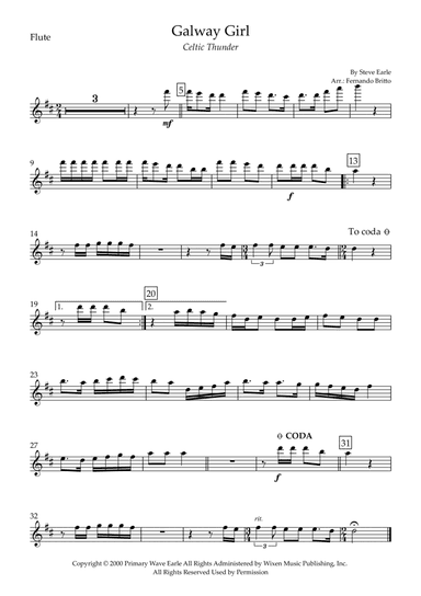 Galway Girl (arr. Fernando Britto)