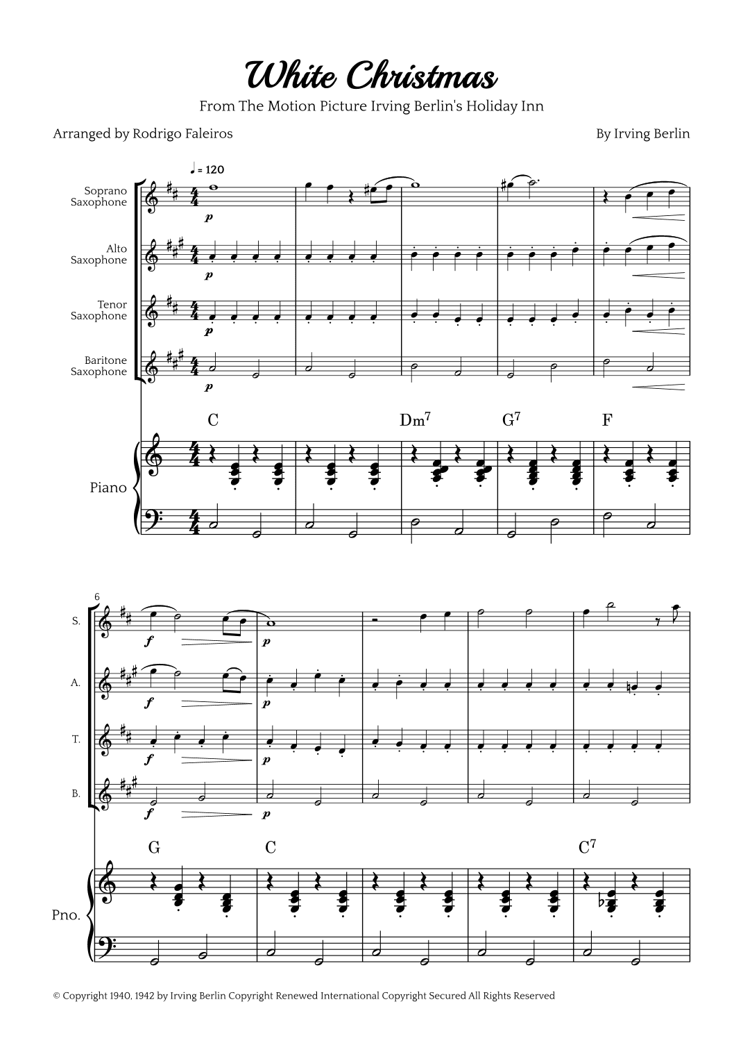 White Christmas (arr. Rodrigo Faleiros)