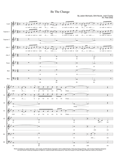 Be The Change (arr. Rob Dietz)