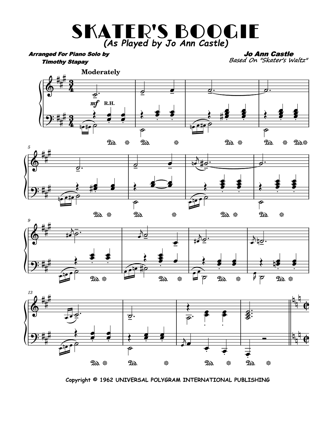 Skater's Boogie (arr. Timothy Stapay)