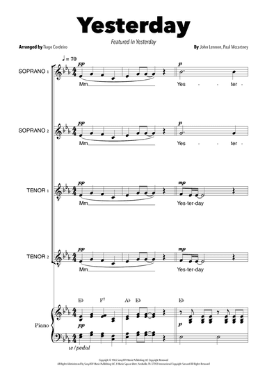 Yesterday (arr. Tiago Cordeiro)
