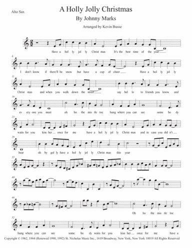 A Holly Jolly Christmas (arr. Kevin Busse)