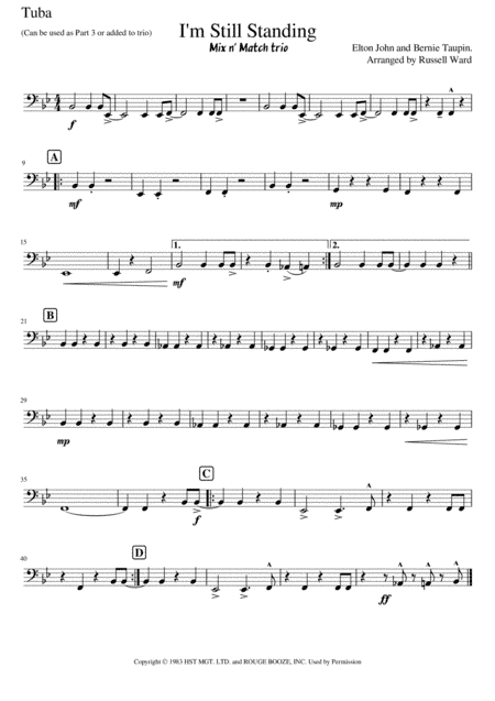 I'm Still Standing (arr. Russell Ward)