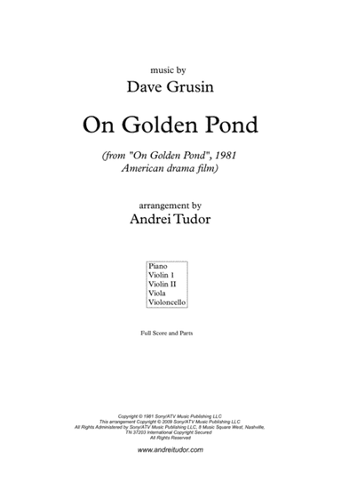 On Golden Pond (arr. Andrei Tudor)