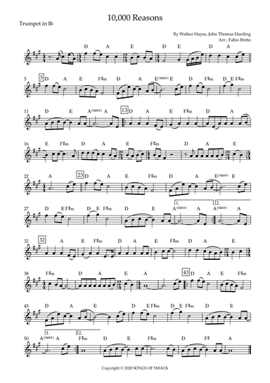 10000 Reasons (arr. Fabio Britto)