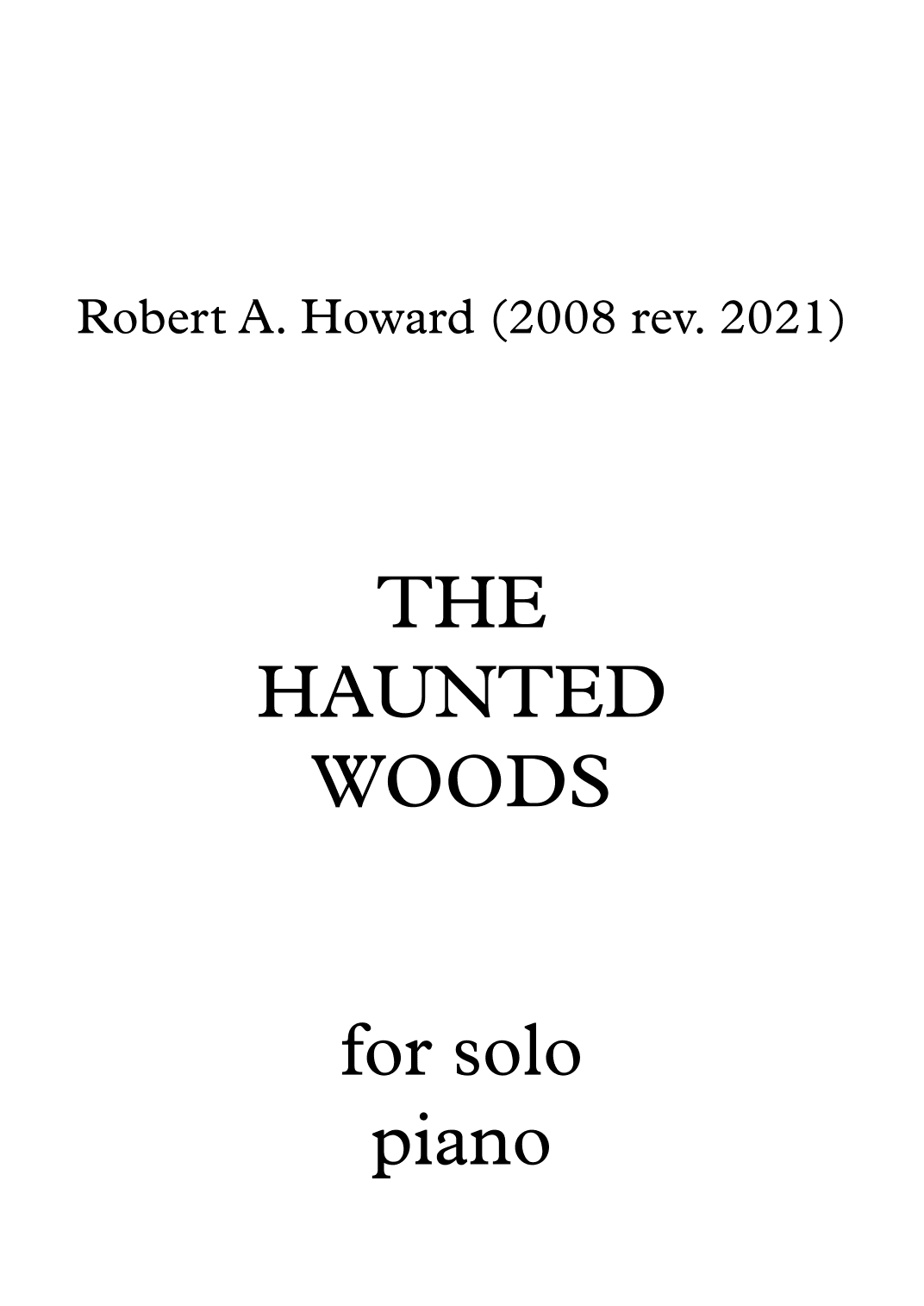The Haunted Woods