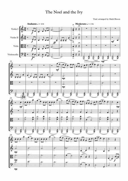 The Noel and the Ivy (The First Noel and the Holly and the Ivy) (arr. Mark Bisson)