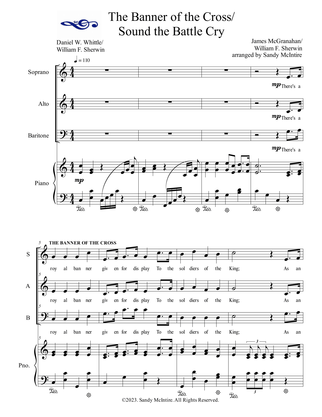 The Banner of the Cross/Sound the Battle Cry (arr. Sandy McIntire)