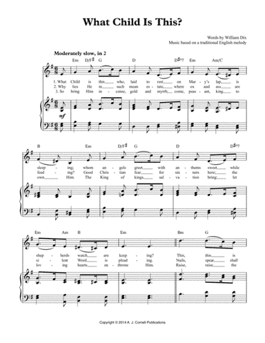 What Child Is This? (arr. Mark Phillips)