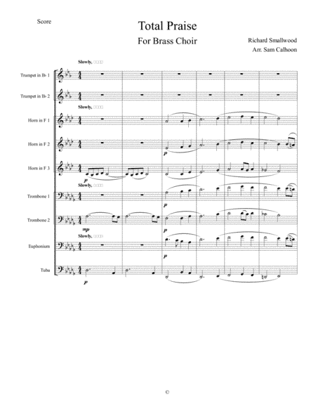 Total Praise (arr. Sam Calhoon)