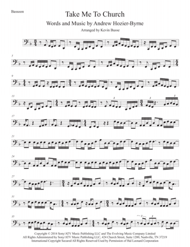 Take Me To Church (arr. Kevin Busse)