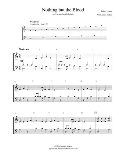 Nothing but the Blood - for 3-octave handbell choir (arr. Samuel Stokes)