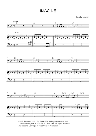 Imagine (arr. Alex Nunes Rodrigues)