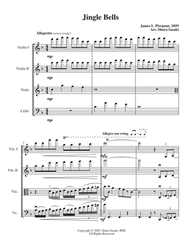 Jingle Bells (arr. Shura Sasaki)