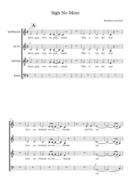 Sigh No More (arr. Erin Murphy)