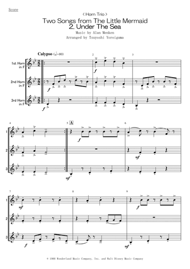 Under The Sea (arr. Tsuyoshi Yoroiguma)