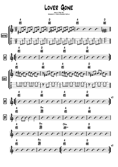 "Lover Gone" by Peggy Sue - Ukelele (arr. Cristian Hernandez Castellvi)
