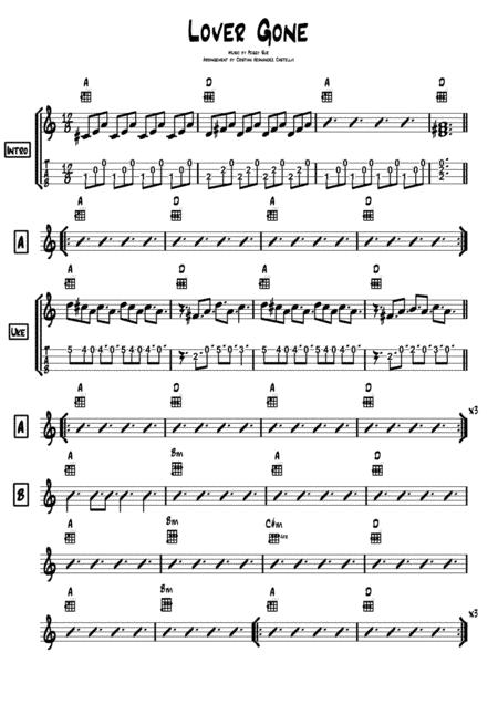 "Lover Gone" by Peggy Sue - Ukelele (arr. Cristian Hernandez Castellvi)