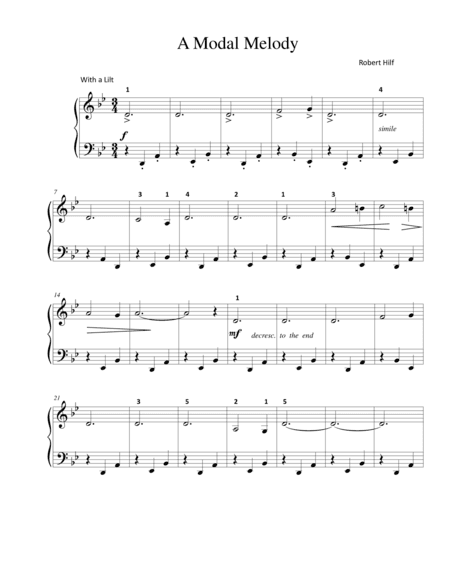 A Modal Melody