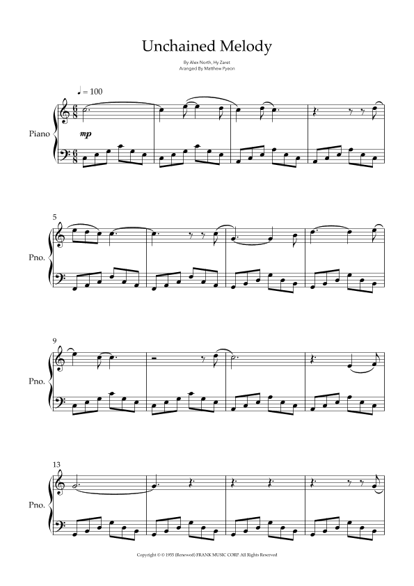 Unchained Melody (arr. Matthew pyeon)