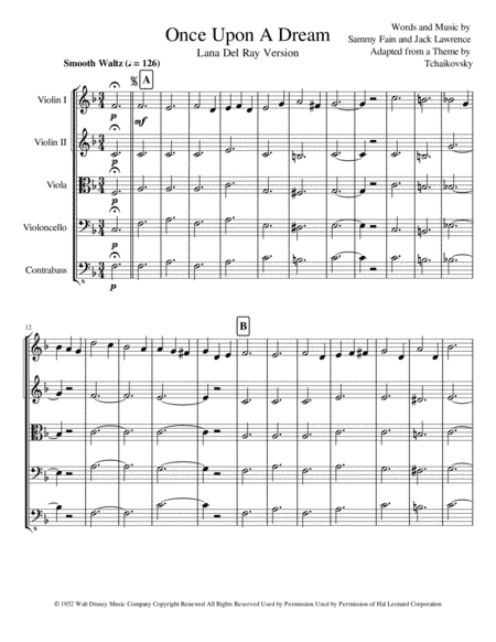 Once Upon A Dream (arr. Caden Marshall)