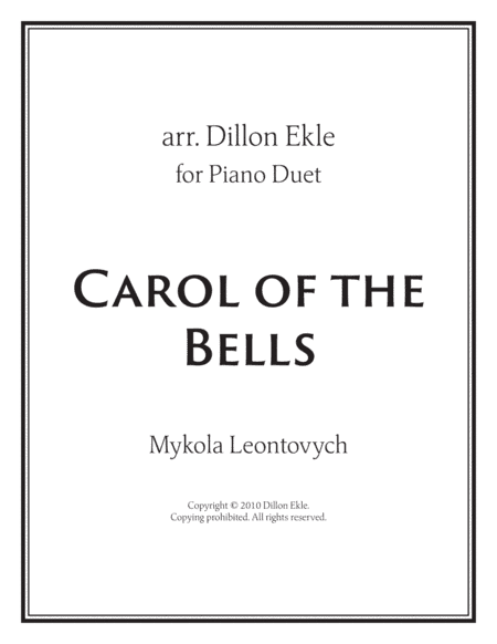 Carol of the Bells (arr. Dillon Ekle)