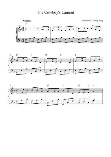 The Cowboy's Lament (arr. Kaiserin Rebecca)