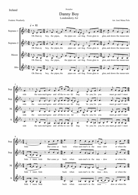 Danny Boy (arr. Jose Mena Polo)