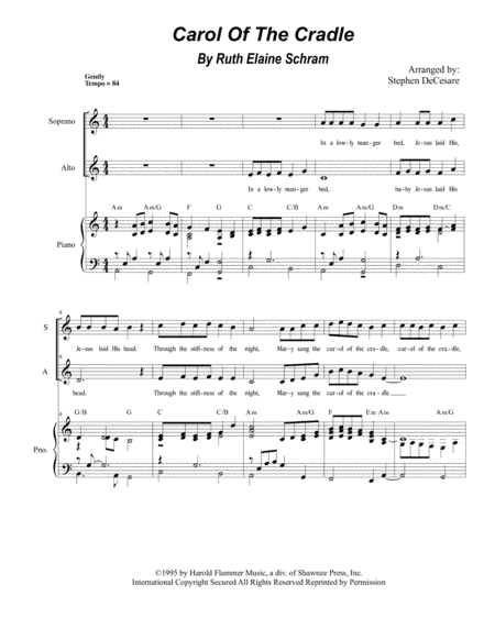 Carol Of The Cradle (arr. Stephen DeCesare)