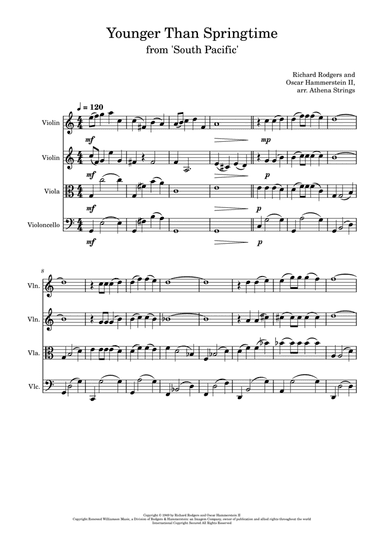 Younger Than Springtime (arr. Athena Strings)