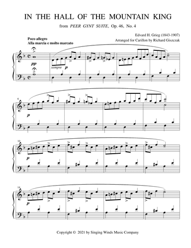In the Hall of the Mountain King (duet) (arr. Richard Giszczak)