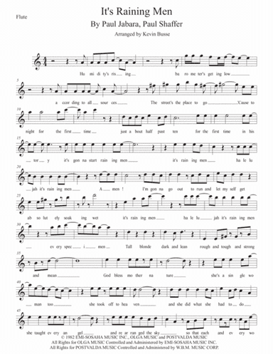 It's Raining Men (arr. Kevin Busse)