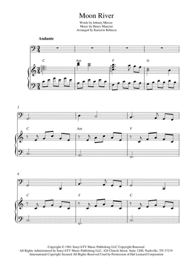 Moon River (arr. Kaiserin Rebecca)