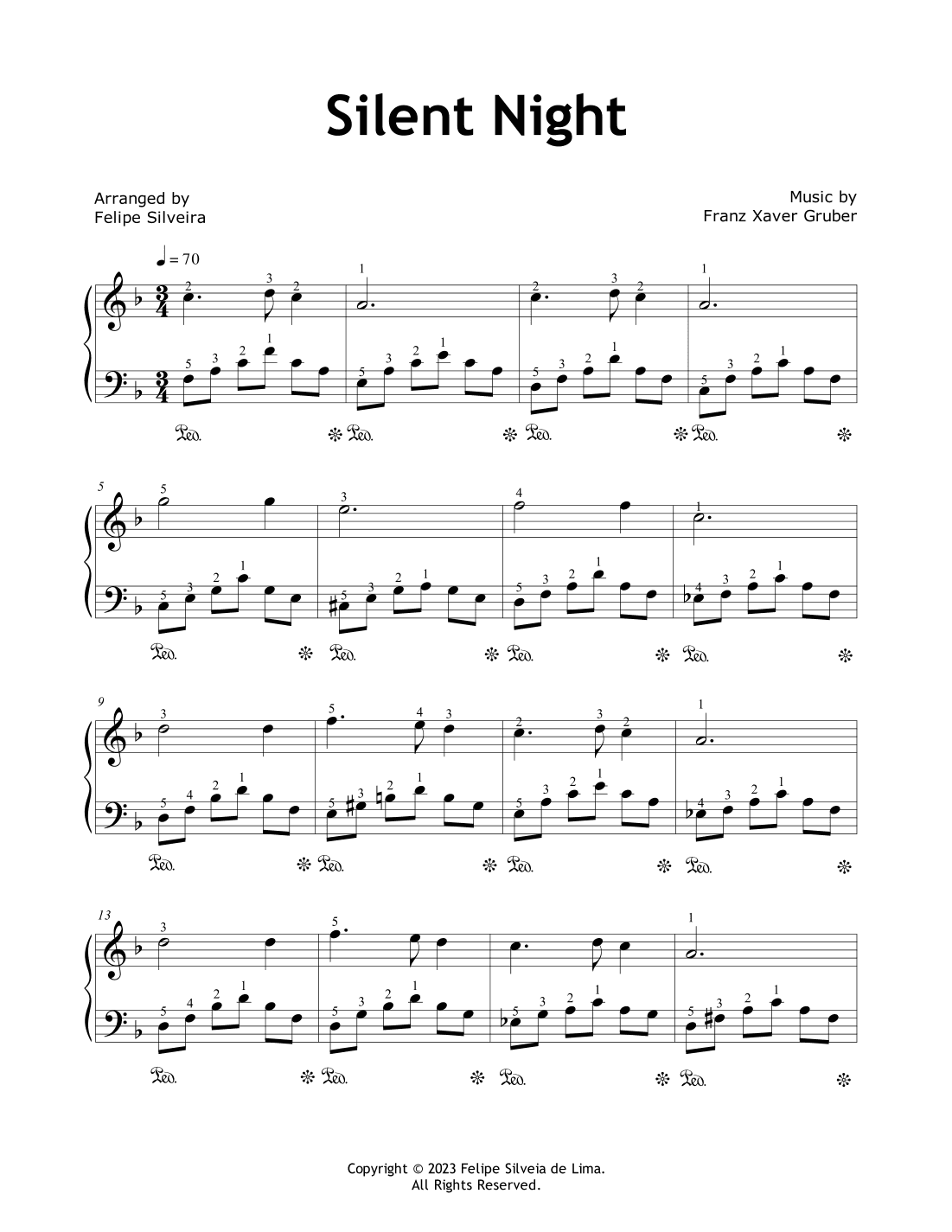 Silent Night (arr. Felipe Silveira)