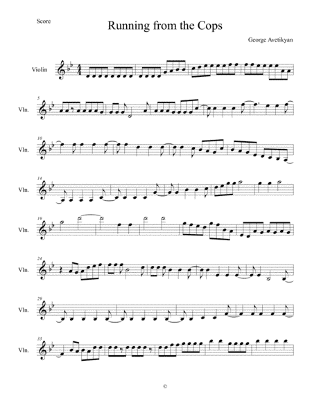 Running from the cops