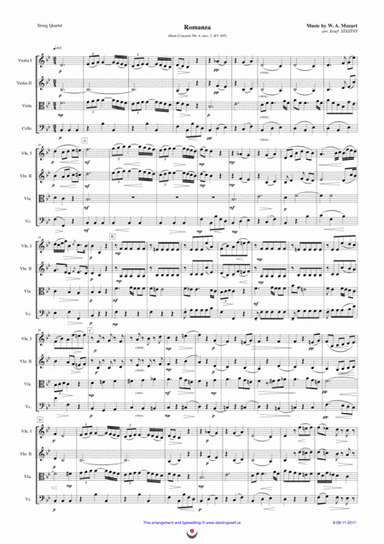 Romanza (Horn Concerto Nb. 4) (arr. Josef STASTNY)