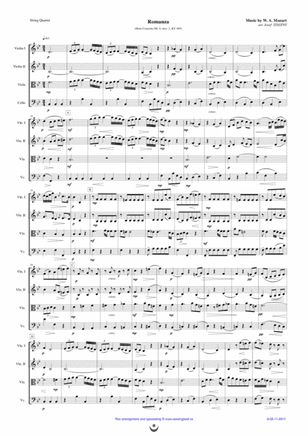 Romanza (Horn Concerto Nb. 4) (arr. Josef STASTNY)