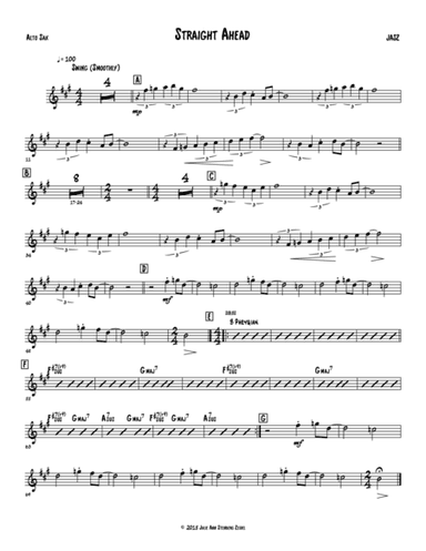 Straight Ahead -  Alto
