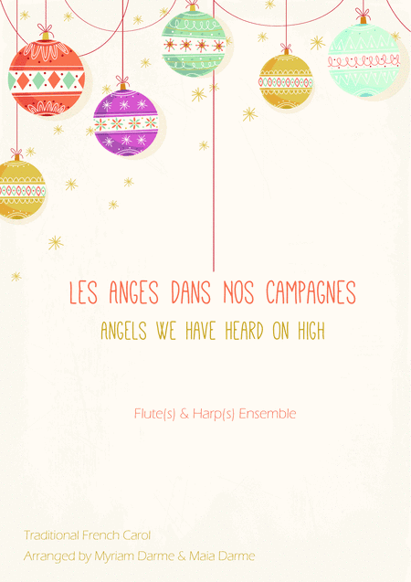 Les anges dans nos campagnes (Angels We Have Heard on High) - Flute(s) and Harp(s) (arr. Maia Darme, Myriam Darme)