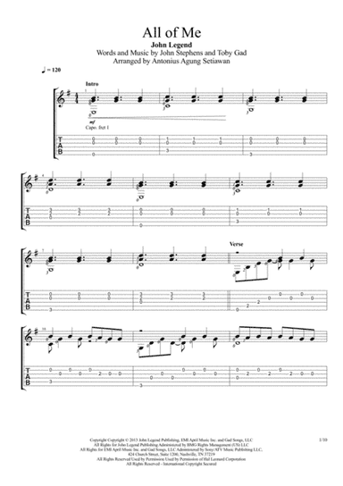 All Of Me (arr. Antonius Agung Setiawan)