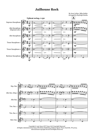 Jailhouse Rock (arr. Kayleigh Huelin)